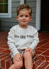 LOVE LIKE JESUS cream kids fleece