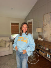 DILLY DALLY reversible mock BLUE fleece