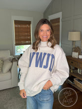 WWJD reversible mock ASH fleece