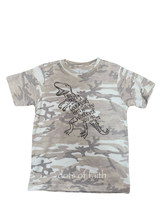 DINO lt camo short sleeve boys