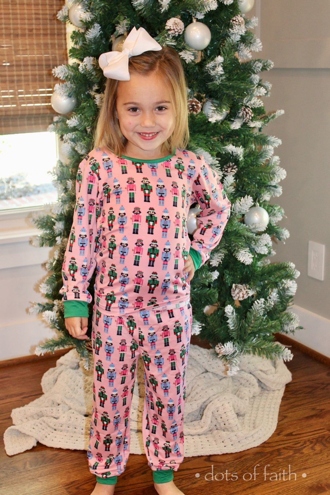 PINK NUTCRACKER KIDS pj set