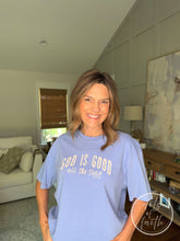 God is good Blue short sleeve