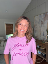 Grace + peace ROSE QUARTZ shirt