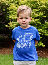 train BOYS royal shirt