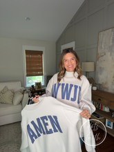 WWJD reversible mock ASH fleece