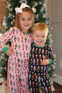 BLUE NUTCRACKER KIDS pj set