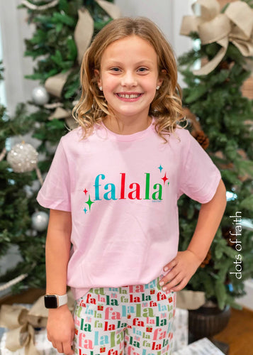 falala Christmas GIRLS shirt
