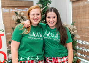 Christmas Tree GREEN short sleeve ADULT