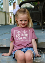 Big plans mauve shirt