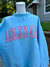 DILLY DALLY reversible mock BLUE fleece