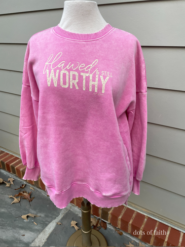 FLAWED pocket PINK fleece