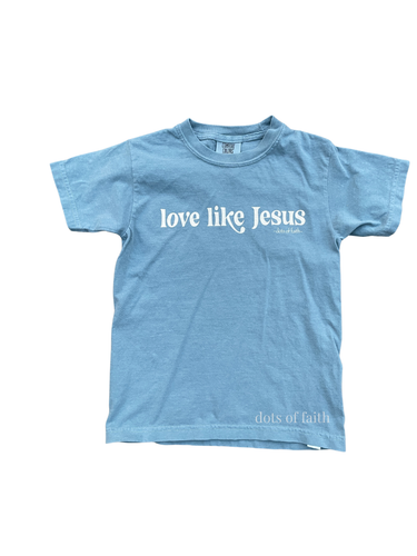 LOVE LIKE JESUS ice blue youth