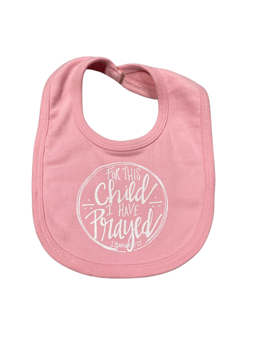 for this child PINK small bib