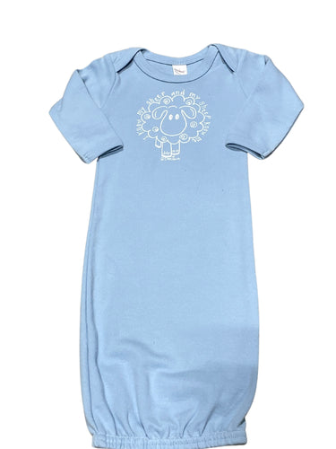 lamb BABY BLUE gown