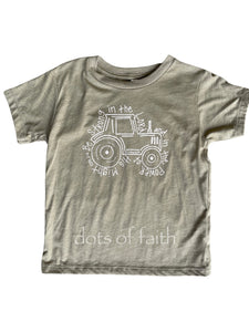 tractor boys vintage olive shirt