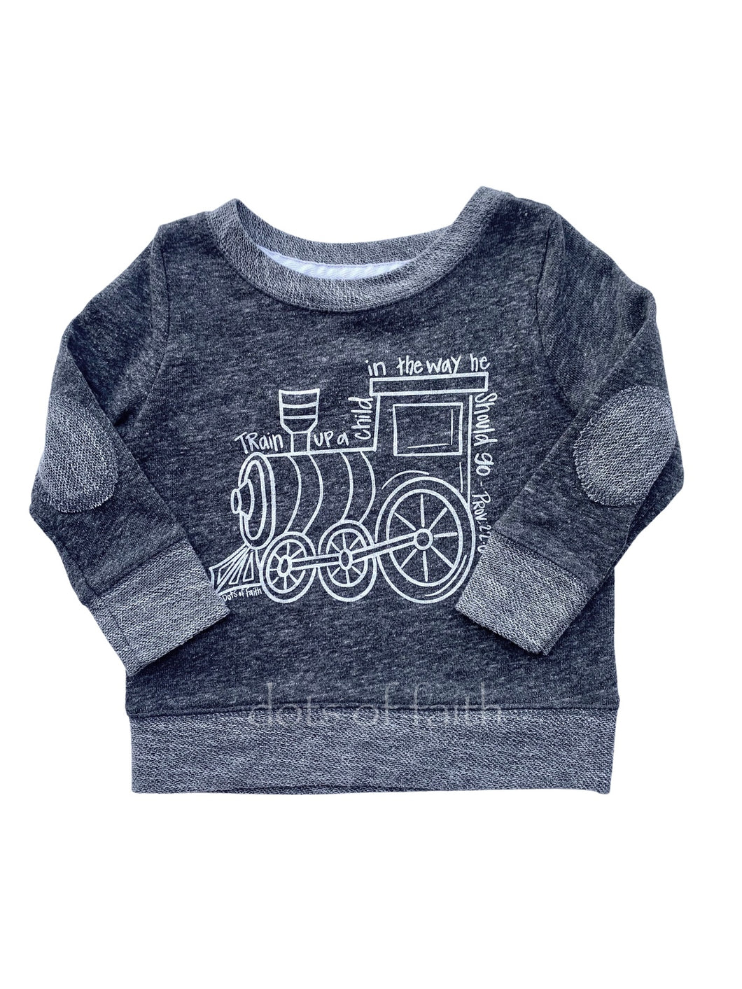 train black melange long sleeve