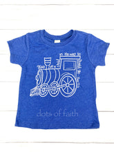 train BOYS royal shirt