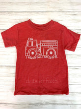 firetruck red BOYS shirt