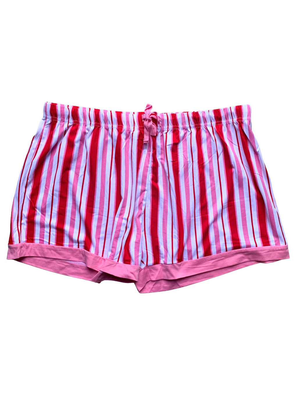 pink stripe pj SHORT for WOMEN